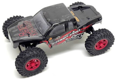 Hobby Plus CR18P EVO PRO JUICED Piros Brushless 1:18 RC modellautó Elektro Truggy 4WD RtR 2,4 GHz 3. kép