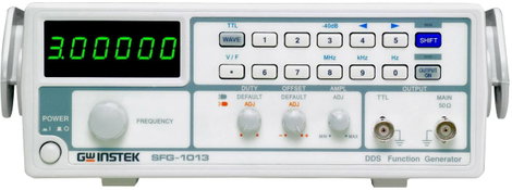 GW Instek SFG-1003 Hálózatról működő függvénygenerátor 0.1 Hz - 3 MHz 1 csatornás Háromszög, Négyszö