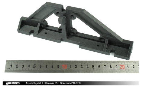 Spectrum Filaments 80584 PA6 CF15 3D nyomtatószál PA6, PA6-CF15 (Carbon) Szénszál erősítésű, Matt, ü 5. kép