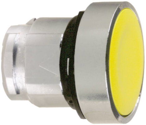 Nyomógomb, lapos, zöld, Schneider Electric Harmony ZB4BA3