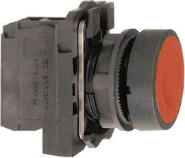 Nyomógomb, lapos, zöld, Schneider Electric Harmony XB5AA31