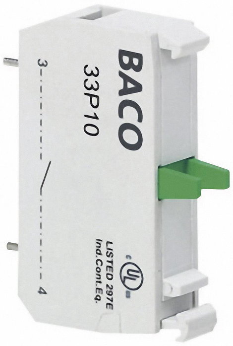 Érintkező elem 600V 10 A, nyákba forrasztható, BACO 33P10
