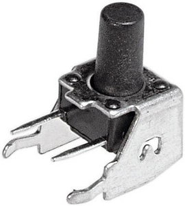 Nyomógomb nyákba 12 V/DC 50 mA, 1 x ki/(be), APEM PHAP3305B