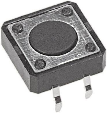 Nyomógomb nyákba 12 V/DC 50 mA, 1 x ki/(be), APEM PHAP3320A