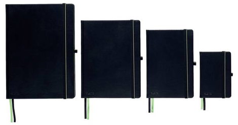 Leitz 44730095 Jegyzettömb kockás Fekete Lapok száma: 80 DIN B5 10. kép