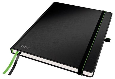 Leitz 44740095 Jegyzettömb vonalas Fekete Lapok száma: 80 DIN B5