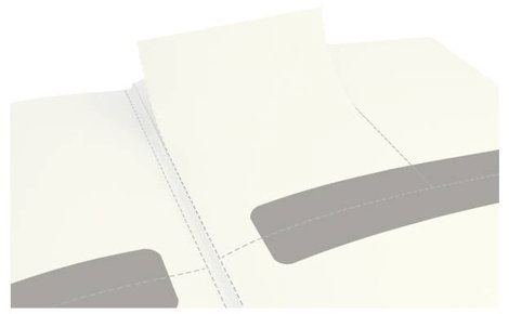 Leitz 44740095 Jegyzettömb vonalas Fekete Lapok száma: 80 DIN B5 3. kép