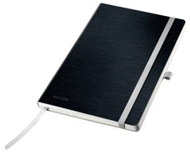 Leitz 44881094 Jegyzettömb kockás Selyem fekete Lapok száma: 80 DIN A5
