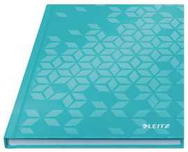 Leitz 46281051 Jegyzettömb kockás Jégkék Lapok száma: 80 DIN A5