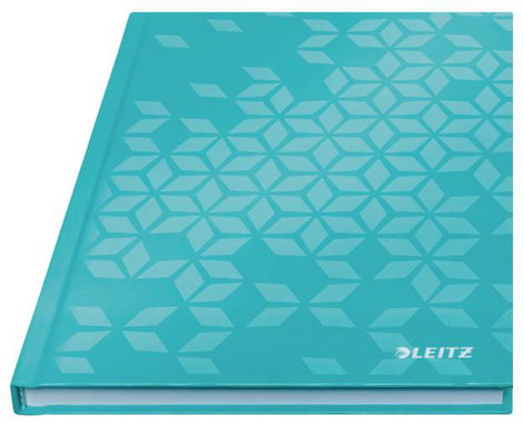 Leitz 46281051 Jegyzettömb kockás Jégkék Lapok száma: 80 DIN A5