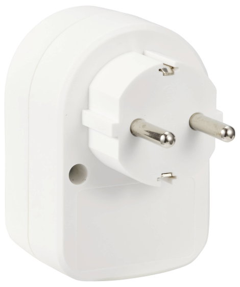Sygonix SY-6713236 Köztes dugalj USB-vel Fehér 4. kép