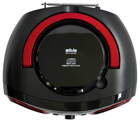 Silva Schneider MPC 19.4 USB CD-s rádió URH AUX, CD, USB Fekete, Piros 4. kép