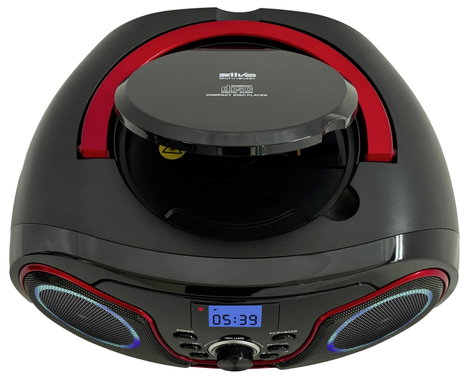 Silva Schneider MPC 19.4 USB CD-s rádió URH AUX, CD, USB Fekete, Piros 5. kép