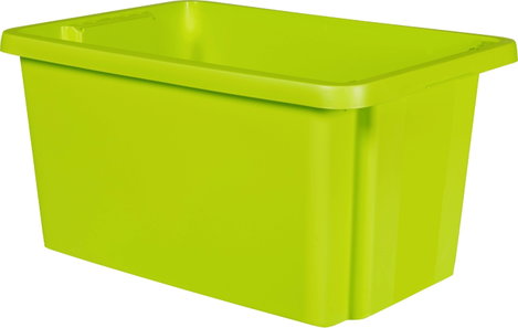 Curver 225410 Forgatható egymásba rakható tároló ESSENTIALS Drehstapelbox 45L, grün Egymásra rakható