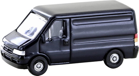 Minis by Lemke LC61211 N Tehergépjármű modell Fiat Ducato II Transporter, sötétkék
