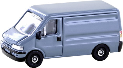 Minis by Lemke LC61214 N Tehergépjármű modell Fiat Ducato II Transporter, szürke