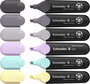 Schneider Schreibgeräte Szövegjelölő Textmarker Job Pastell (grau) Karton-Etui 6 Stück sortiert 1150 bélyegkép