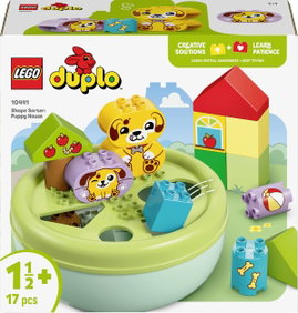 LEGO® DUPLO® 10441 Alakzatválogató: Kölyökkutya Ház
