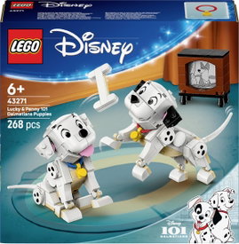 LEGO® DISNEY 43271 A 101 dalmata kutyaklubból ismert Lucky és Penny kölykök