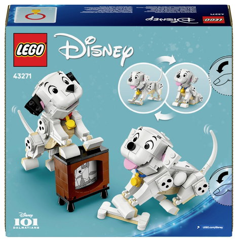 LEGO® DISNEY 43271 A 101 dalmata kutyaklubból ismert Lucky és Penny kölykök 3. kép