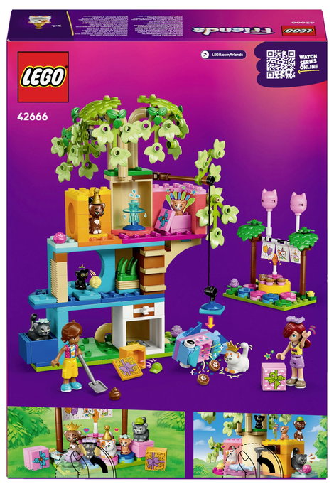 LEGO® FRIENDS 42666 Macska születésnapi buli és faház 3. kép