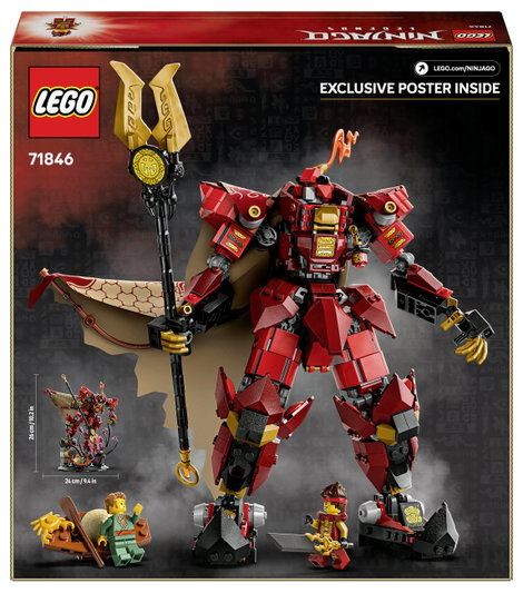 LEGO® NINJAGO 71846 A Tűzlovag Mech 3. kép