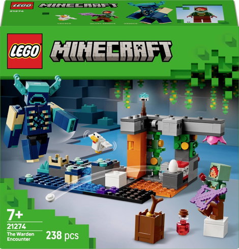 LEGO® MINECRAFT 21274 Találkozás a Guardiannal