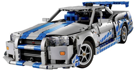LEGO® TECHNIC 42210 2 Gyors és dühös Nissan Skyline GT-R (R34) gyorsaság 2. kép