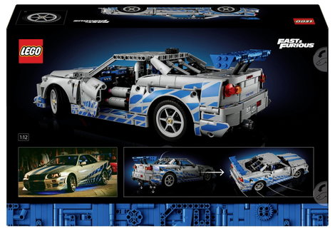 LEGO® TECHNIC 42210 2 Gyors és dühös Nissan Skyline GT-R (R34) gyorsaság 3. kép