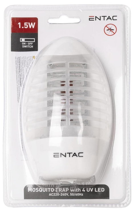ENTAC ECL-INS-AC UV fény Rovarriasztó 1.5 W Fehér 1 db 2. kép