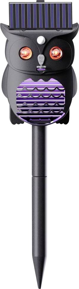 ENTAC EGSR-US-MC-12M-S UV fény, LED-es fény, Ultrahangos Rágcsálóriasztó Fekete 1 db