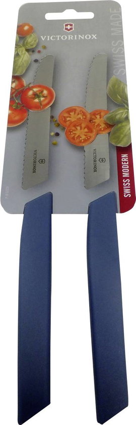 Victorinox 6.9006.11W2B Victorinox Swiss Modern, paradicsomkés, búzavirág mintával, 2 darabos Búzavi