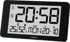 Hama 00222215 Rádiójel vezérlésű óra 248 mm x 140 mm x 30 mm