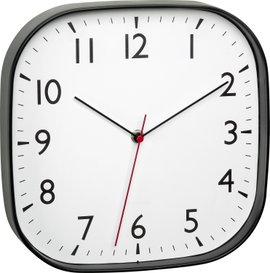 TFA Dostmann 60.3076.01 Kvarc Falióra 279 mm x 49 mm x 279 mm Fekete Zajtalan óraszerkezet
