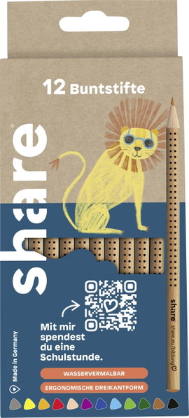 share Színes ceruza 4-0022-12 Fekete, Piros, Kék, Zöld, Sárga, Narancs, Barna, Viola, Világoskék, Sö