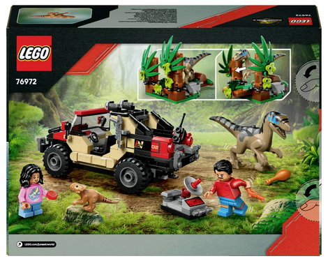 LEGO® JURASSIC WORLD™ 76972 Raptor: Üldözés terepjáróval 3. kép