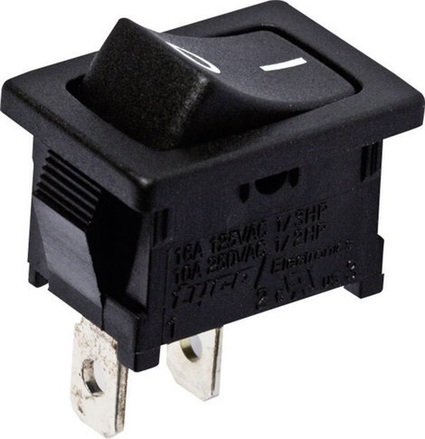 Billenőkapcsoló 250 V/AC 10 A, 1 x ki/be, TE Connectivity 1-1571076-0