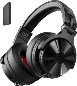 OneOdio Studio Max 1 DJ Over Ear fejhallgató Bluetooth®, Vezetékes, Vezeték nélküli Fekete High-Reso
