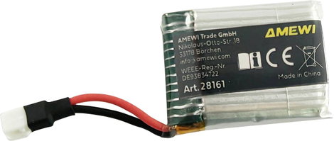 Amewi Akkucsomag, LiPo 3.7 V 500 mAh Cellaszám: 1 Soft doboz JST