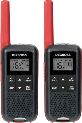 DECROSS DC63 Rot 2er-Set DC6313104302000 PMR készülék