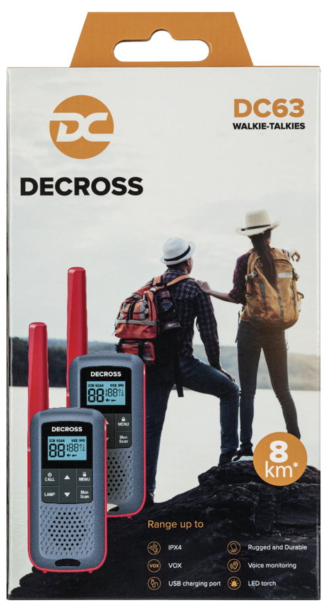 DECROSS DC63 Rot 2er-Set DC6313104302000 PMR készülék 2. kép