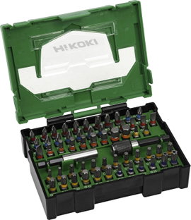 HiKOKI 40030024 Bit-Box T profil, Egyeneshornyú, Kereszthornyú Phillips, Kereszthornyú Pozidriv, Hat