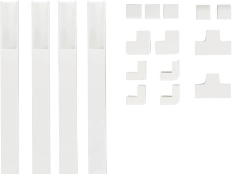 Hama 00221017 Kábelcsatorna (Sz x Mé) 24 mm x 14 mm 4 db Fehér