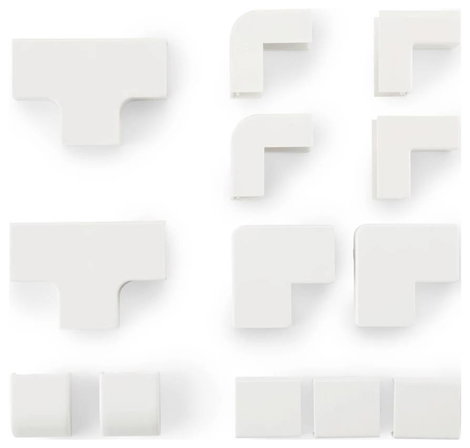 Hama 00221017 Kábelcsatorna (Sz x Mé) 24 mm x 14 mm 4 db Fehér 4. kép