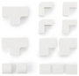 Hama 00221017 Kábelcsatorna (Sz x Mé) 24 mm x 14 mm 4 db Fehér 4. bélyegkép
