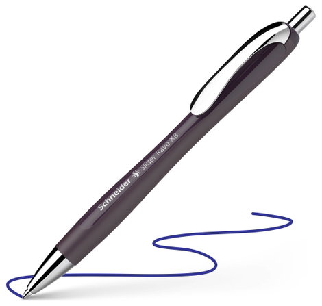 Schneider Schreibgeräte 1 db Slider Rave plum Mine Slider 755 XB blau 132543 Golyóstoll Írás színe: 2. kép