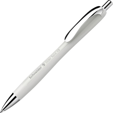 Schneider Schreibgeräte 1 db Slider Rave silver grey, Mine Slider 755 XB blau 132512 Golyóstoll Írás