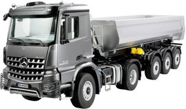 Amewi 22696 Mercedes-Benz Arocs Sattelzug mit Kippauflieger 4x4 1:14 RTR anthrazit 1:14 Elektro RC k