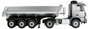 Amewi 22696 Mercedes-Benz Arocs Sattelzug mit Kippauflieger 4x4 1:14 RTR anthrazit 1:14 Elektro RC k 3. bélyegkép