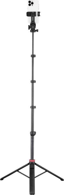 Hama Handy-Stativ Solid 160 2D, Reisestativ, Fernauslöser, max. 160 cm Háromlábú állvány Fekete